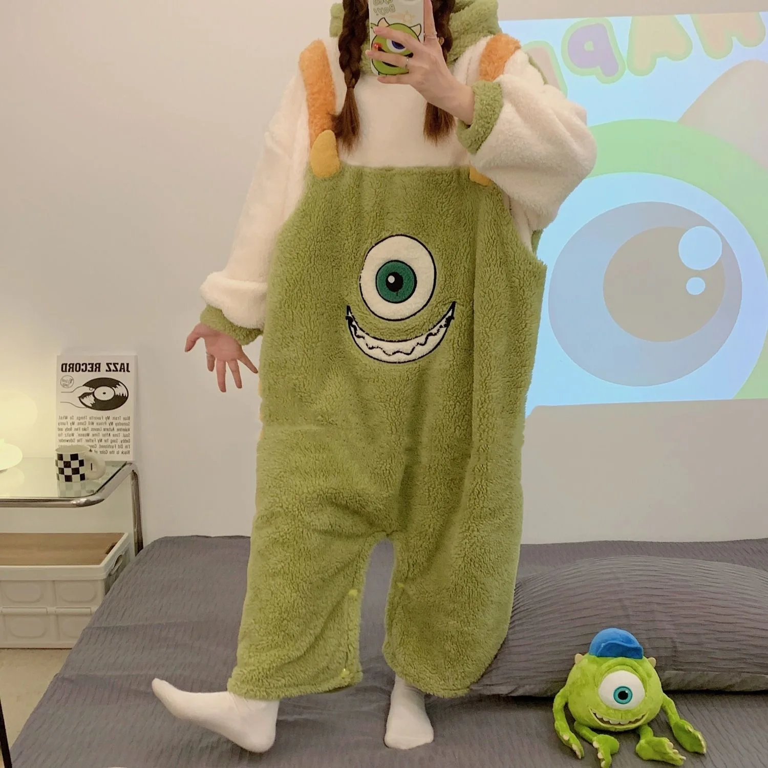 Зимняя новая одежда для сна для взрослых, женские и мужские пижамы, комбинезон с животными, утепленные пижамы для пар, ночная одежда с героями мультфильмов для женщин, домашняя одежда