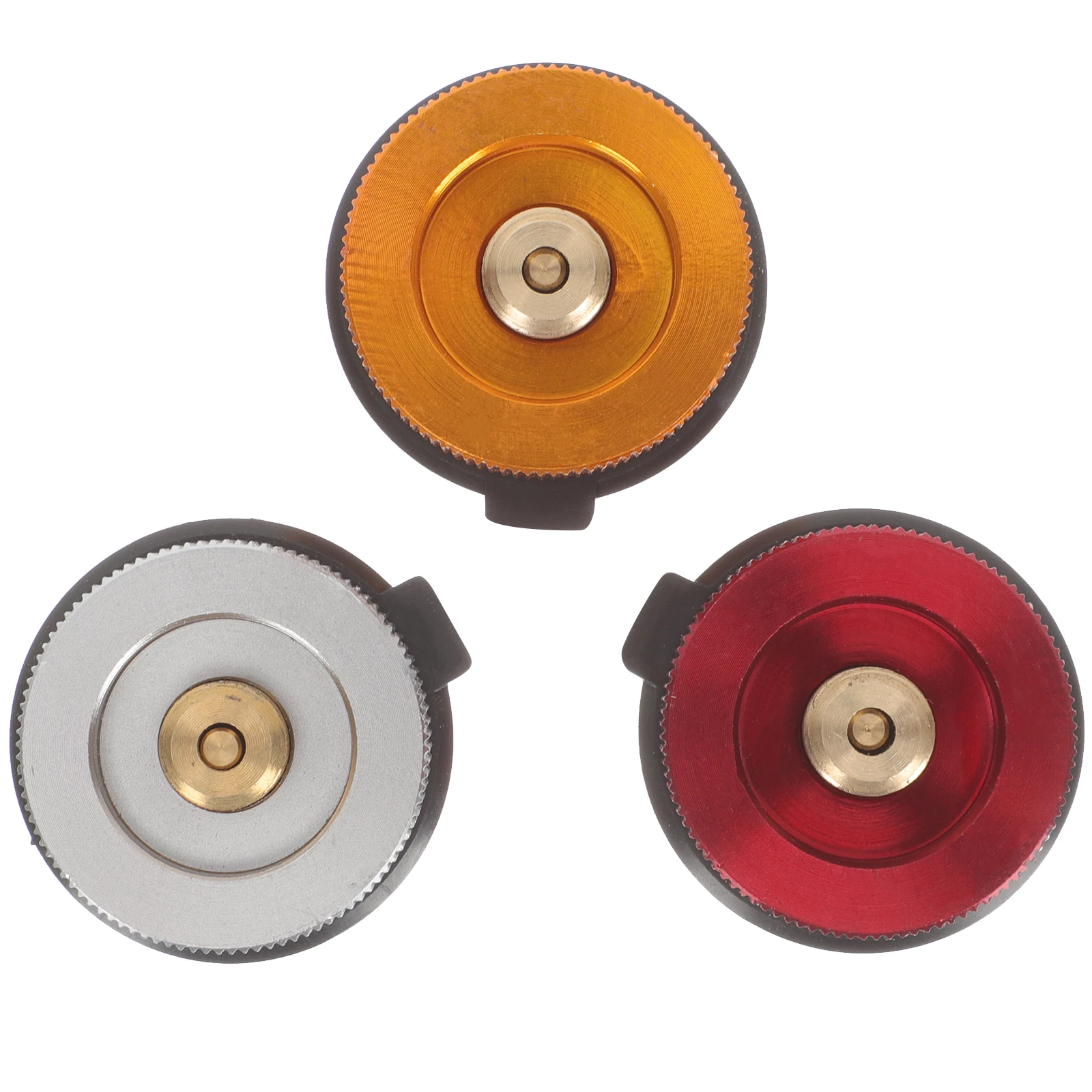 

3Pcs Furnace Head Converter Durable Portable Camping Cooking Propane Gas Tank Adapter Small Connector Adjustable BBQ Outdoor