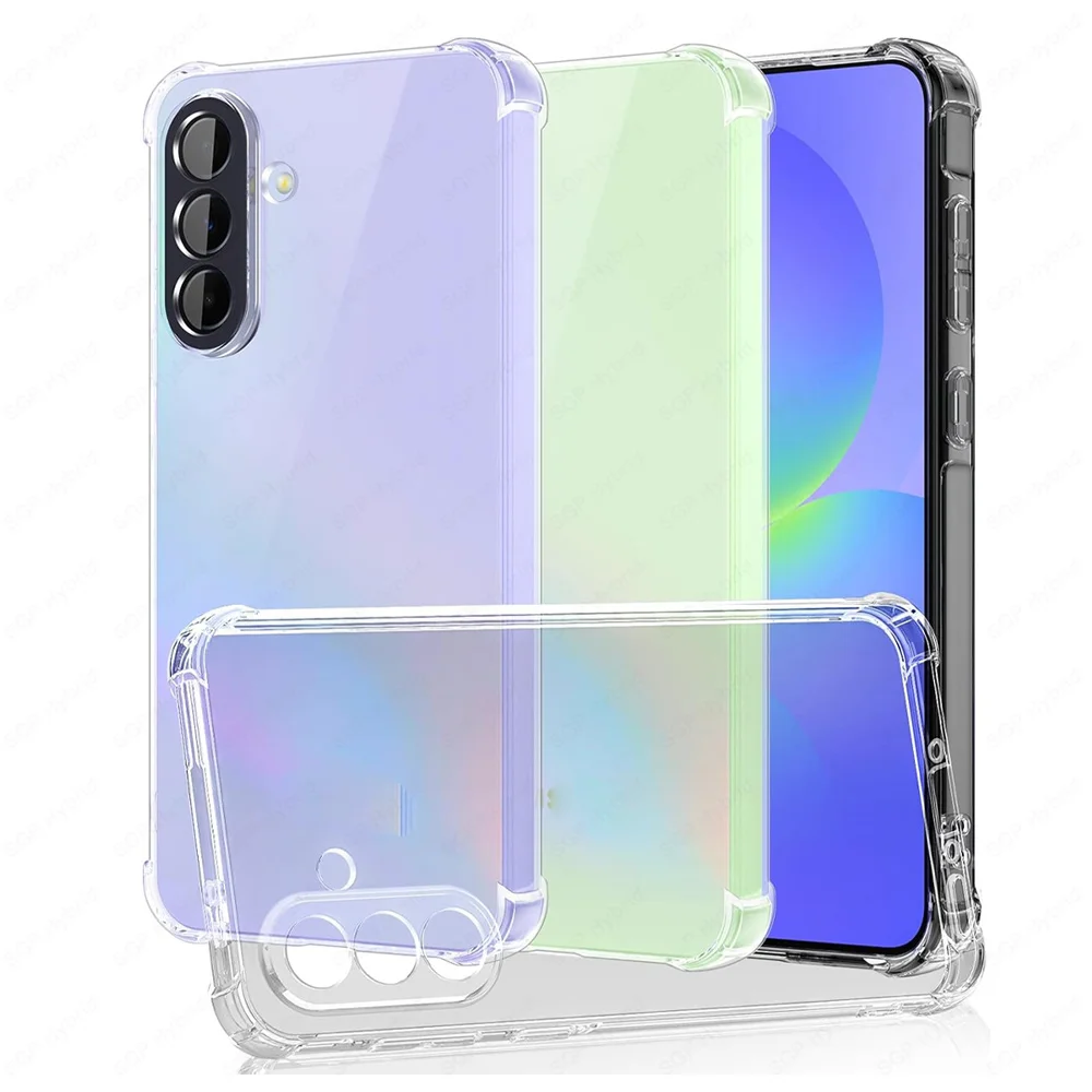 For Samsung A57 Case Clear Silicone Cover For Samsung Galaxy A57 A37 A27 A17 A07 A56 A36 A26 A16 A06 4G 5G Shockproof Back Funda
