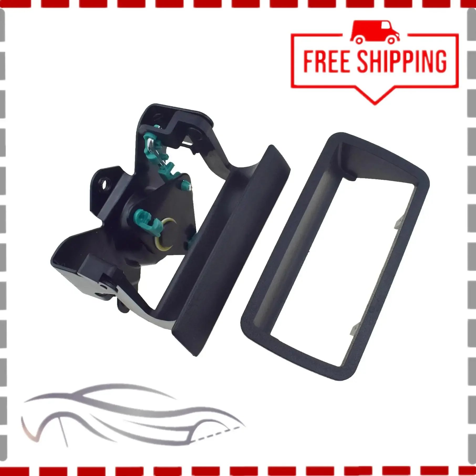 15007219 15007218   Alça e moldura preta da porta traseira para Chevrolet S10 GMC Sonoma 1994-2004