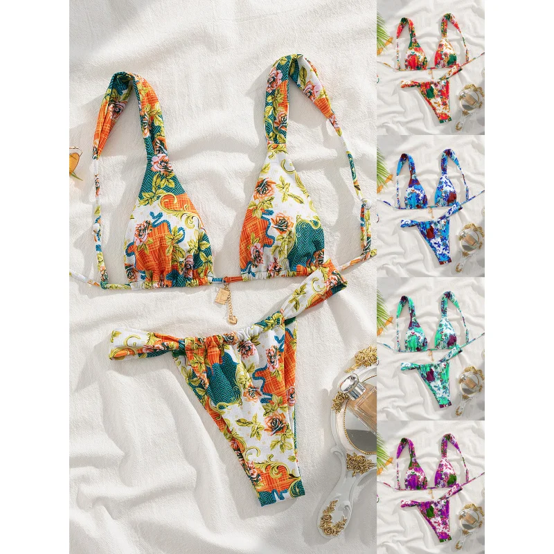 

2025New Multi-color Printed Soft Bag Thin Shoulder Strap Adjustable Bikini fashion Accessories Sexy Hotbikini