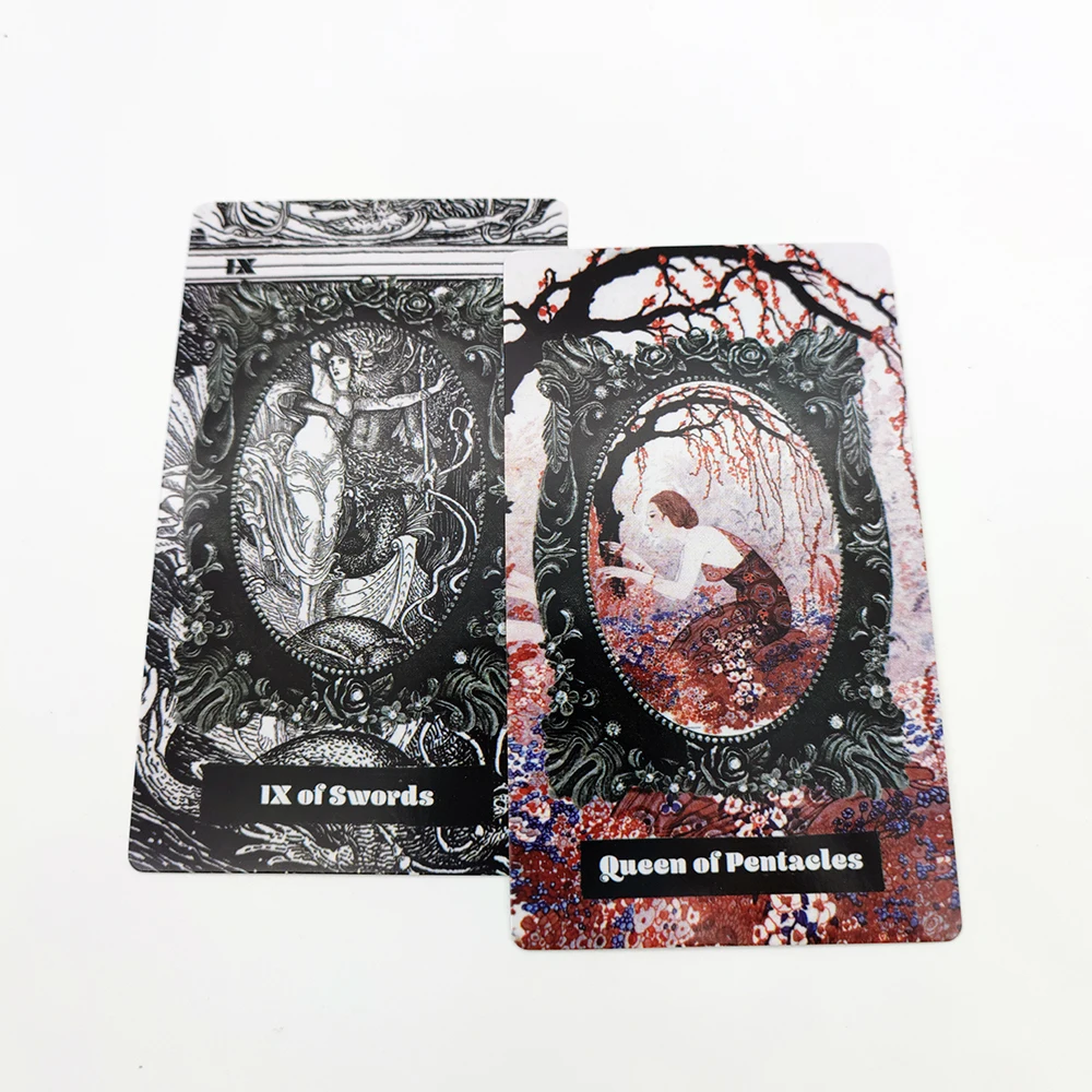 NEW 12x7CM Seawitch Divination Tarot Deck | English Edition | 78 Card Tarot | Mermaid Tarot | Marseilles | Standard Size Deck