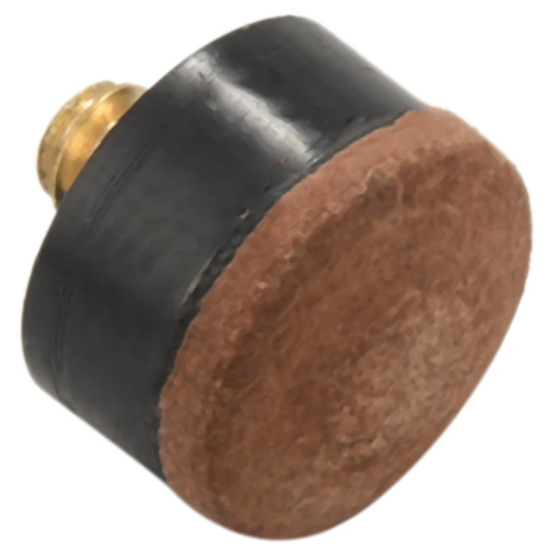 【New User-Coupon!】50Pcs Billiard Pool Cue Stick Screw-On Tips 13Mm Billiard Cue Tips For Pool Cues And Snooker