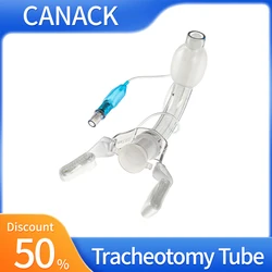 5PCS Medical Grade PVC Tracheotomy Tube High-quality Smooth EO Sterilized Tracheotomy Tubes New