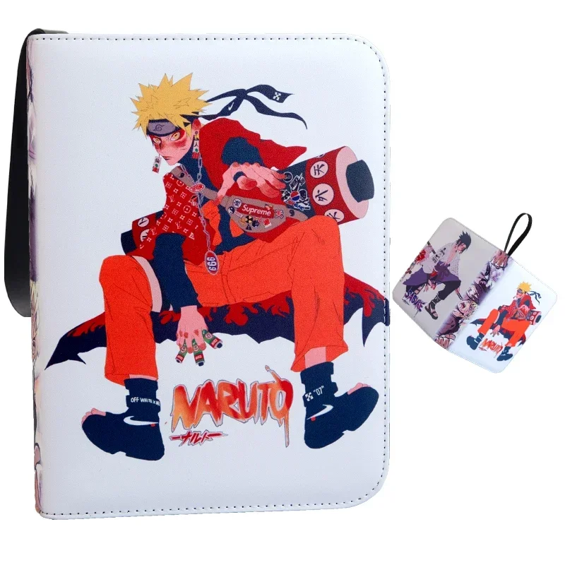 New Naruto Card Storage Binder 50 Pages Jiugongge Sasuke  Sakura  Kakashi Tsunade Naruto  Special Collection Book Folder