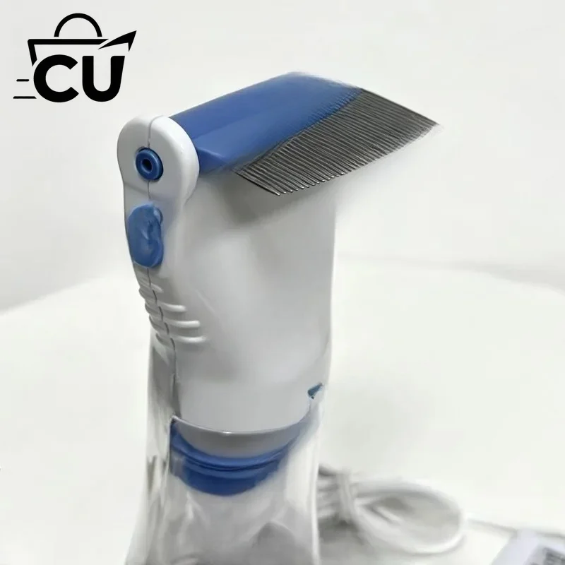 Portable Electric Pet Lice Remover, Physical Flea Tick Catching Machine for Dog Cat Hair Cleaning Pet Grooming Lice Removal Tool