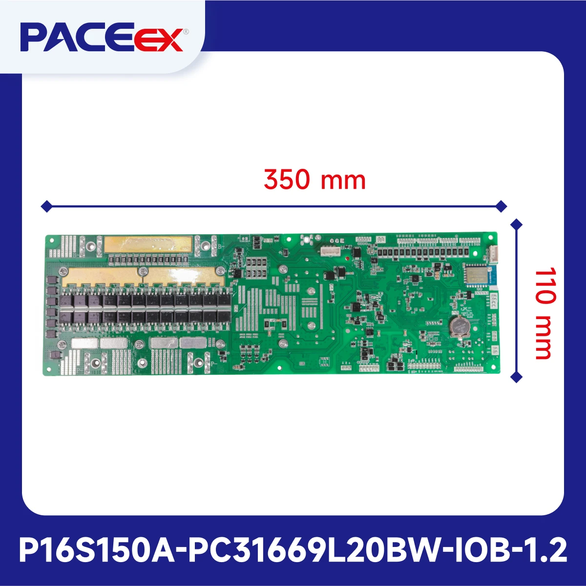 

PACEex 16S 150A BMS Smart BMS Manufacturers PACE Charge Equalization Function Inverter