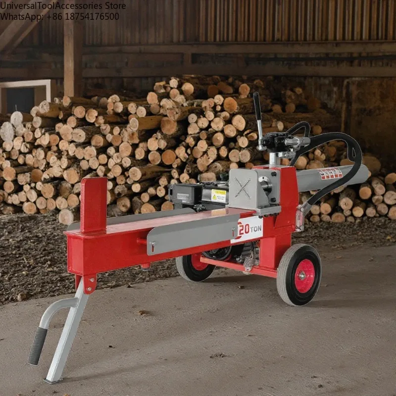 Woer 20 Ton Wood Kinetic Firewood Processor Automatic Petrol Fast3-Point 20t Log Splitter with 1-Year Warranty