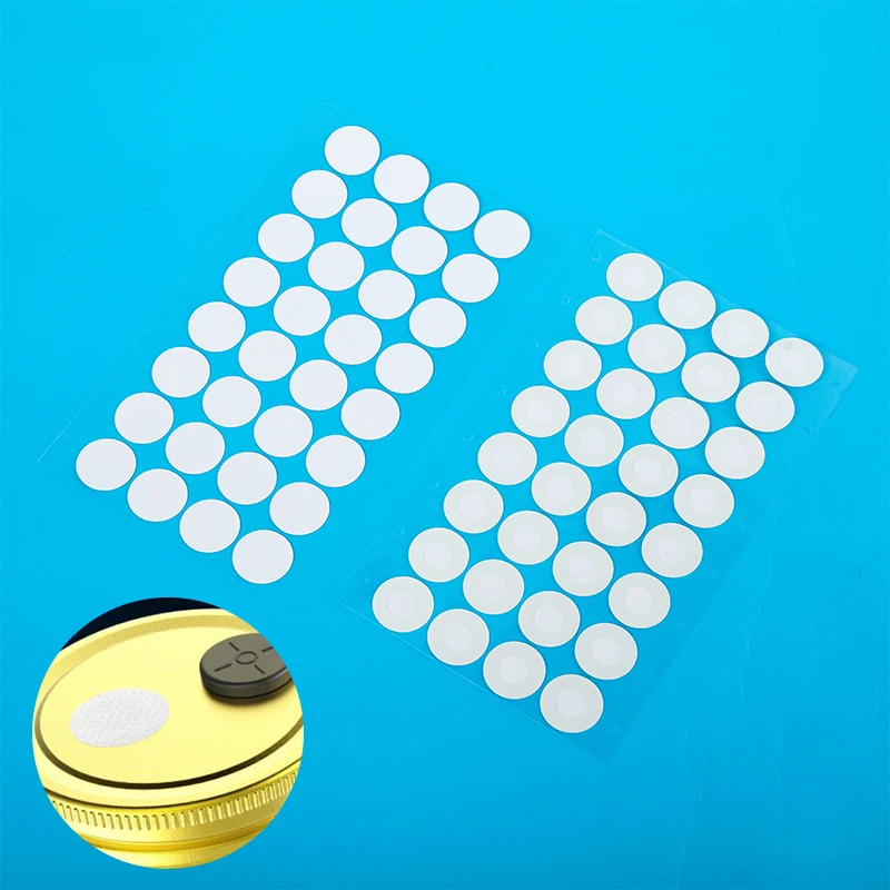 Stiker kertas Filter jaring steril sintetis, 32 buah/lembar stiker kertas penyaring hidrofobik 20mm untuk budidaya jamur