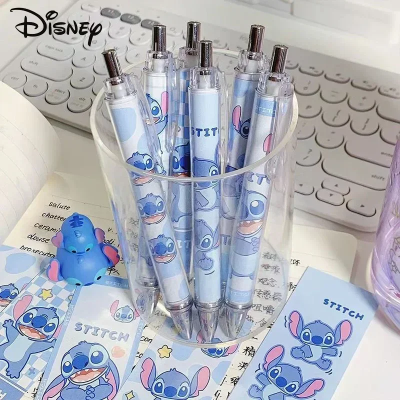 Imagem -03 - Disney-stitch Signature Pen 05 Tinta Preta Caneta Gel Bonito Escritório Escola Escrita Suprimentos Papelaria Crianças Festival Gift 1020 Pcs