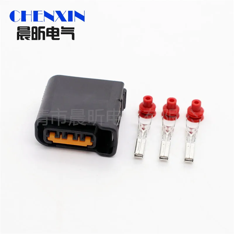 

Автомобильный аксессуар 3-контактный разъем FW-C-D3F-B FW-C-D3F Электрический водонепроницаемый разъем жгута проводов с клеммами и уплотнениями