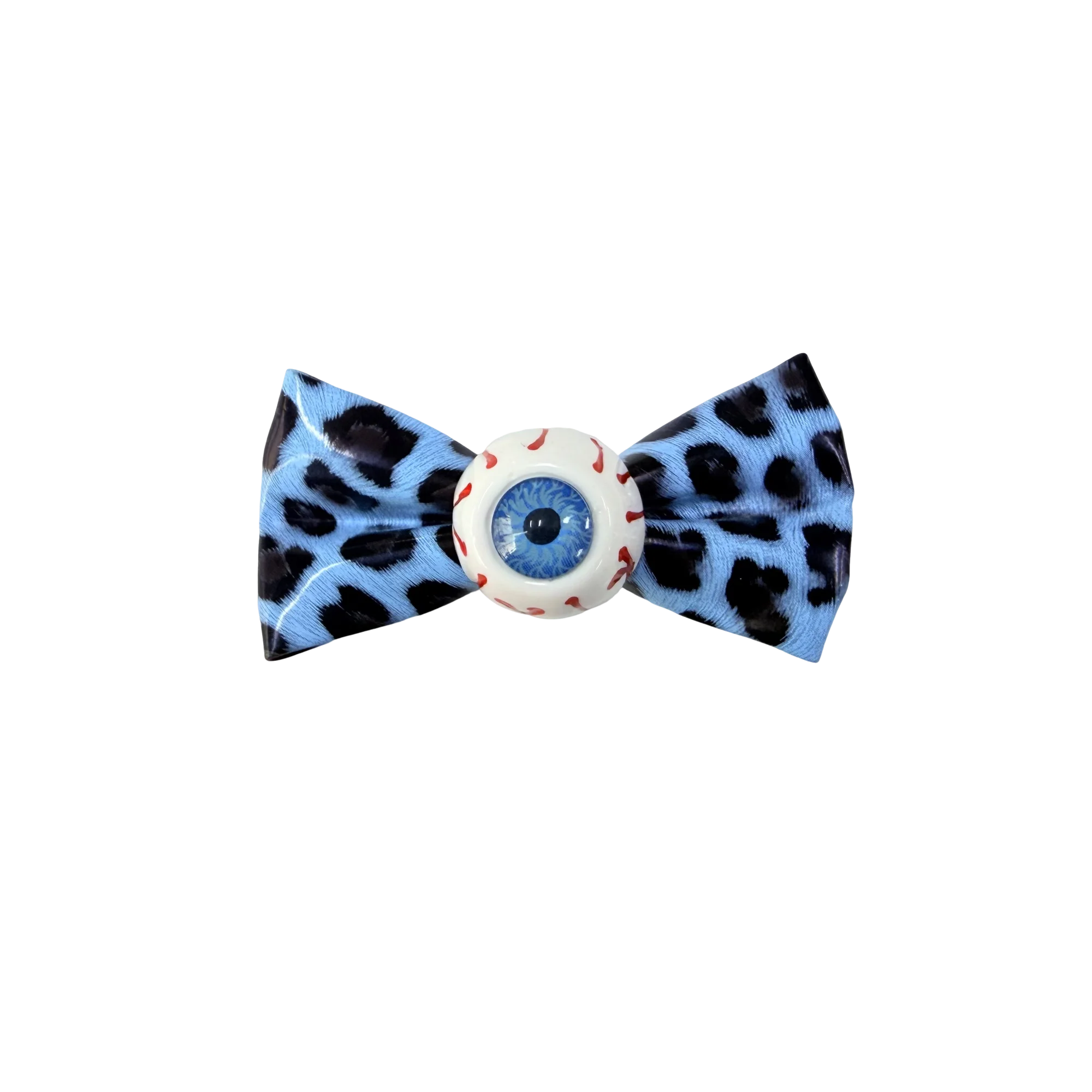 Colorful Leopard Bow Hair Clip, Creative Cosplay Accessory