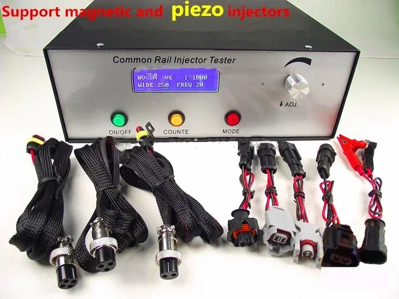 Upgrade AM-CRI200 common rail injector pulse tester can test electromagnetic and piezoelectric injectors