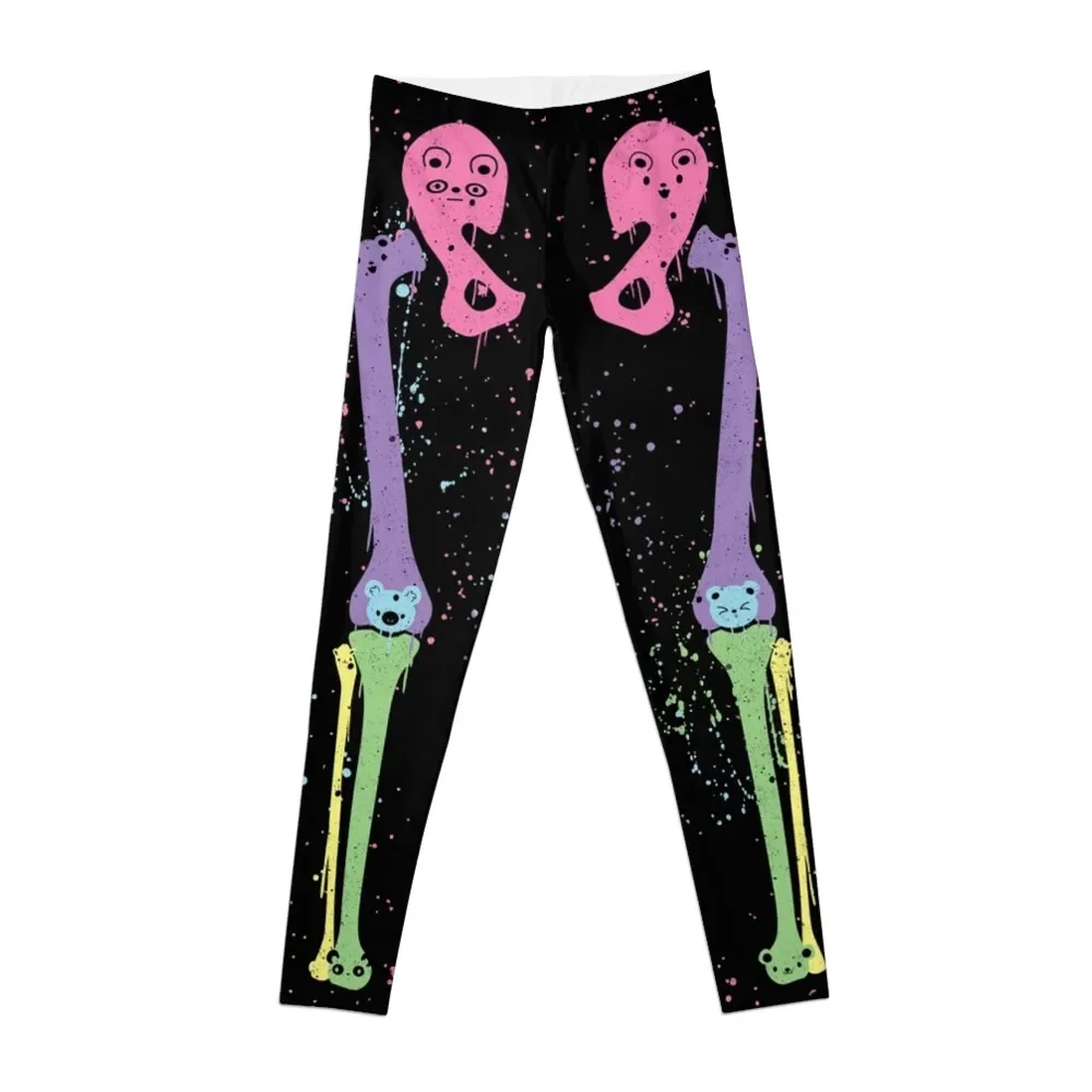 

Bear Bones Kawaii Drip Leggings Women's tights workout clothes for Legging sport exercise clothing for Womens Leggings