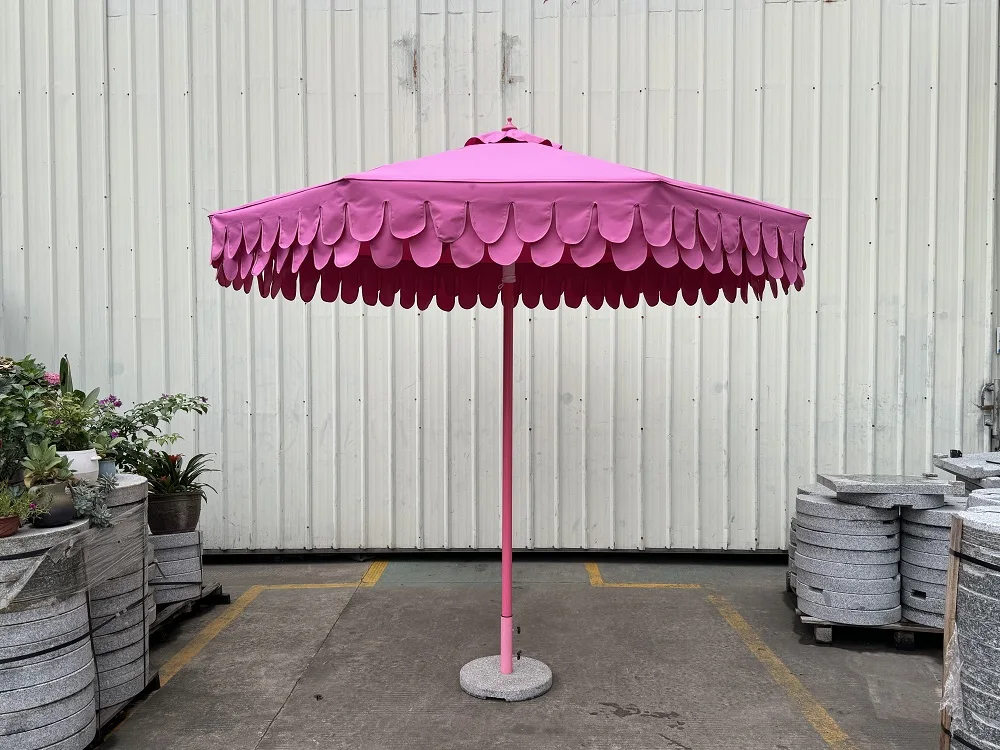 Waterproof Outdoor Umbrella Big Size Garden Parasols Round Aluminum Wedding Outdoor Umbrellas