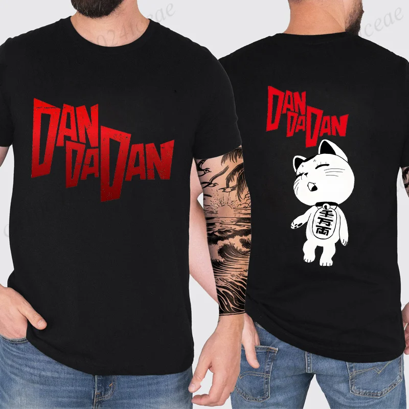 Dandadan T-shirt Japanese Anime Manga Turbo Ganny Tshirts Momo Ayase Dandadan Clothes Short Sleeve Fashion T-shirt Comic Clothes