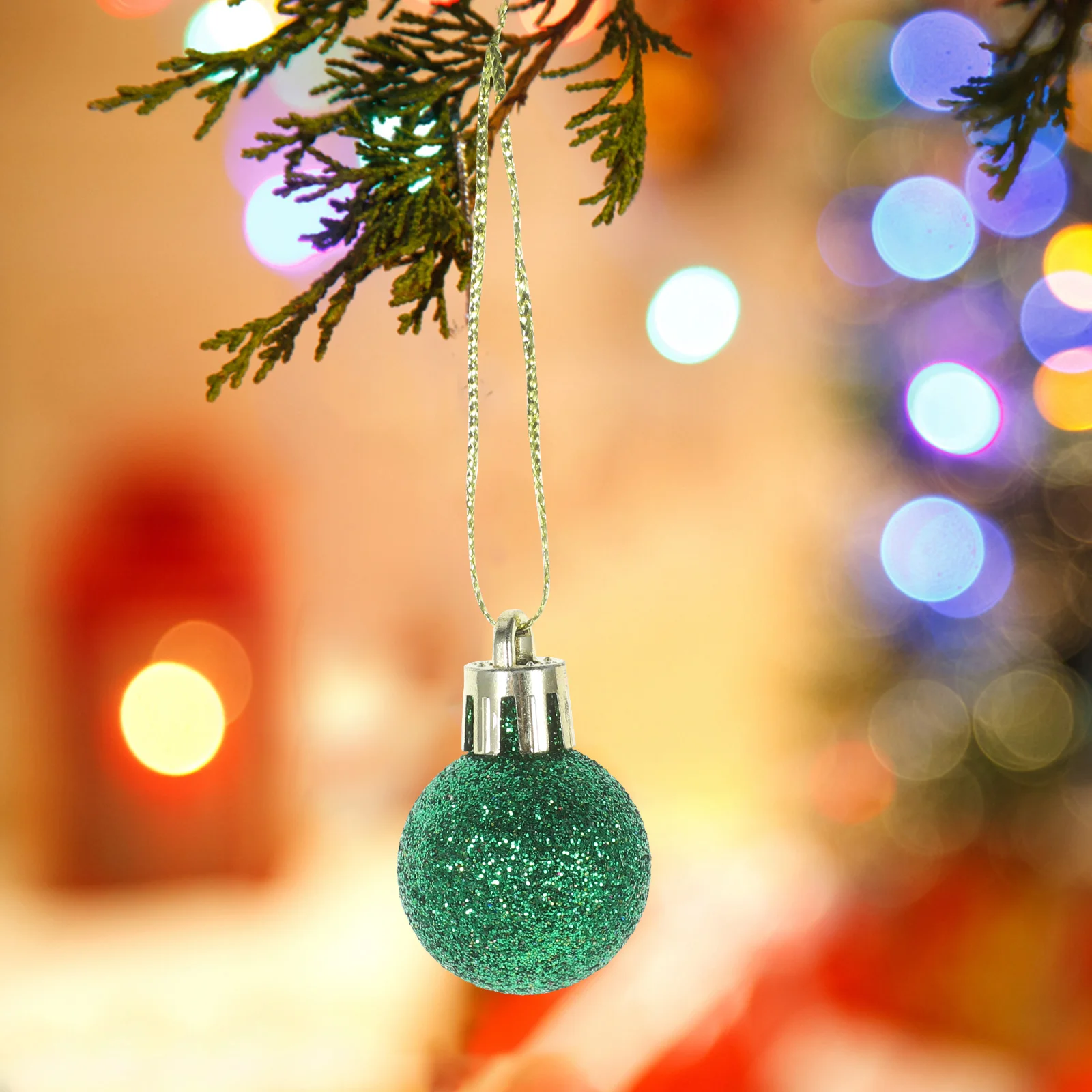 

80Pcs Reusable Glitter Christmas Balls Multi-Color Lightweight Hanging Ornaments Xmas Decoration Christmas Tree Ornaments