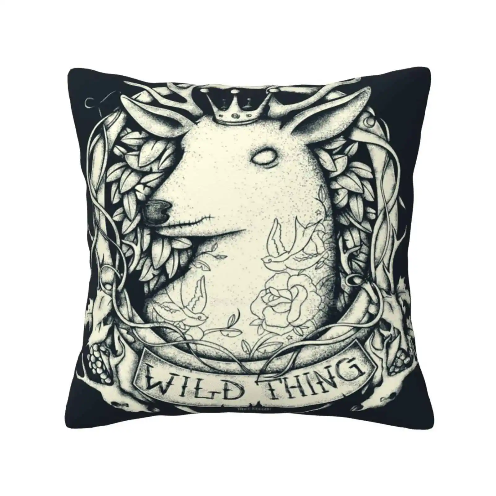 Wild Thing Pillows Case Bedroom Home Decoration Earth Air Water Cute Illudtration Vector Retro Abstract Fine Art Graphic Design