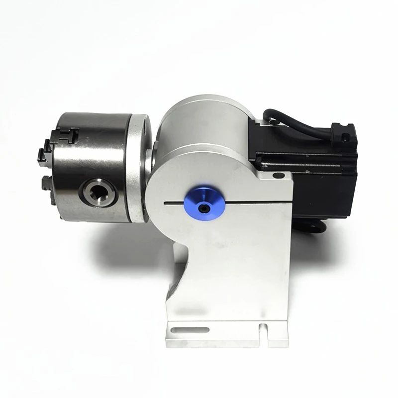 80mm Rotary Axis Chuck 170mm Axis Height for Fiber  CO2 UV Engraving Machine Woodworking Machinery Parts Cylinders