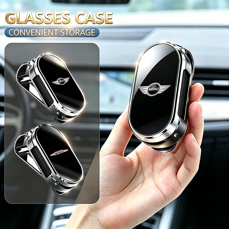ABS MINI Auto-Sonnenblenden-Brillenclip Zubehör für Mini Cooper S JCW Works R56 R50 F54 F55 F56 F57 F60 R52 R53 R55 R57 R58 R59 – Detail 1