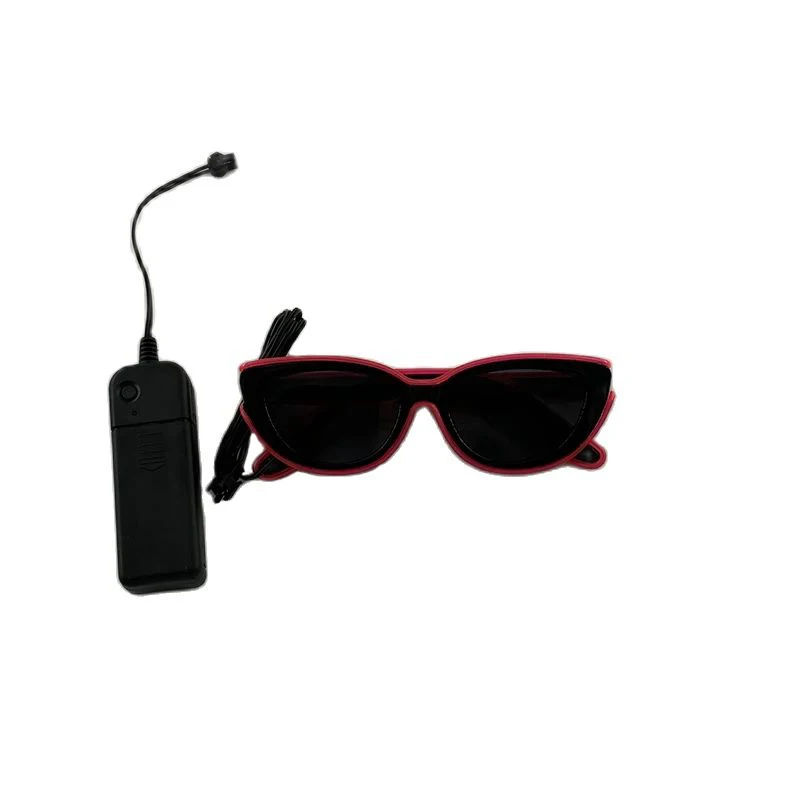 Lunettes de soleil yeux de renard de chat pour femmes et filles, lunettes LED Shoous, accessoires de olympiques, lunettes de nuit cosplay, lunettes décoratives