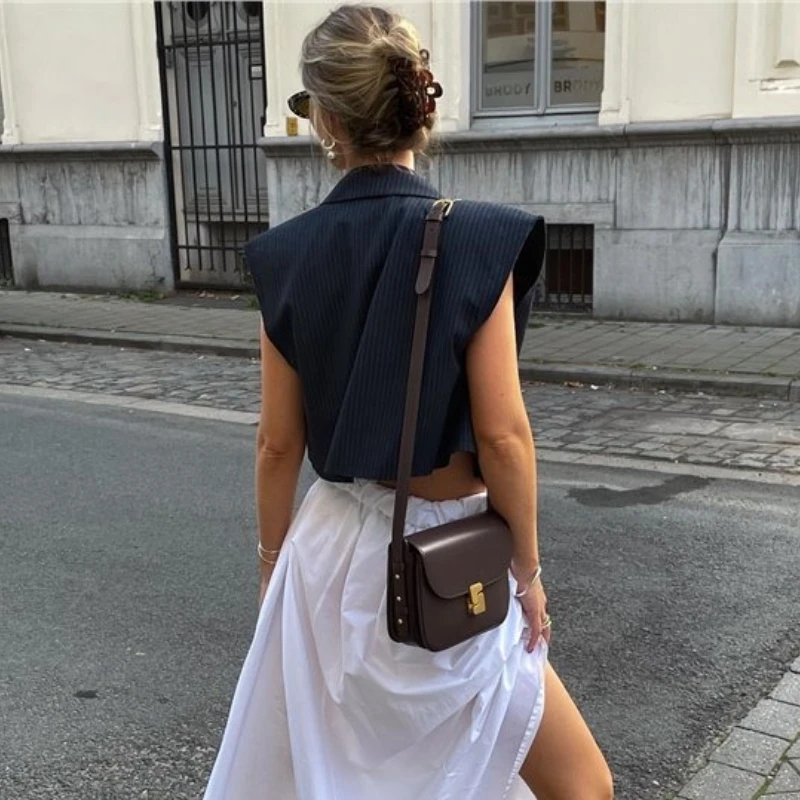 กระเป๋าถือหรู SOEUR กระเป๋าสะพายข้างผู้หญิงทรงเต้าหู้ กระเป๋าสะพายไหล่ทรงสี่เหลี่ยมเล็ก กระเป๋าผู้หญิงแฟชั่นใหม่ 2025 หนังวัวแท้