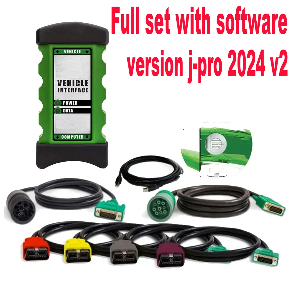 2024 V2 Noregon JPRO для 2,0 профессиональной диагностики дизельного автомобиля, тяжелый телефон, диагностический интерфейс, сканер, инструменты