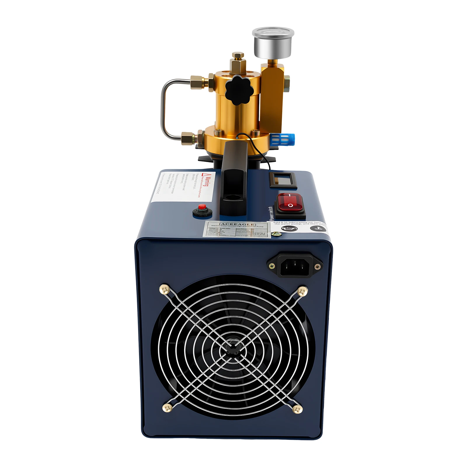 80L 1800W PCP-Luftkompressor Hochdruck-Kupferdrahtmotor Luftpumpe 2800 U/min für Gaming-Stühle, aufblasbare Spielzeuge, Fußball – Detail 1