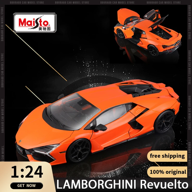 

1:24 Maisto Lamborghini Revuelto Sports Car Cast Model Version Alloy Luxury Car Collection Model Men'S Toys Decoration Gift