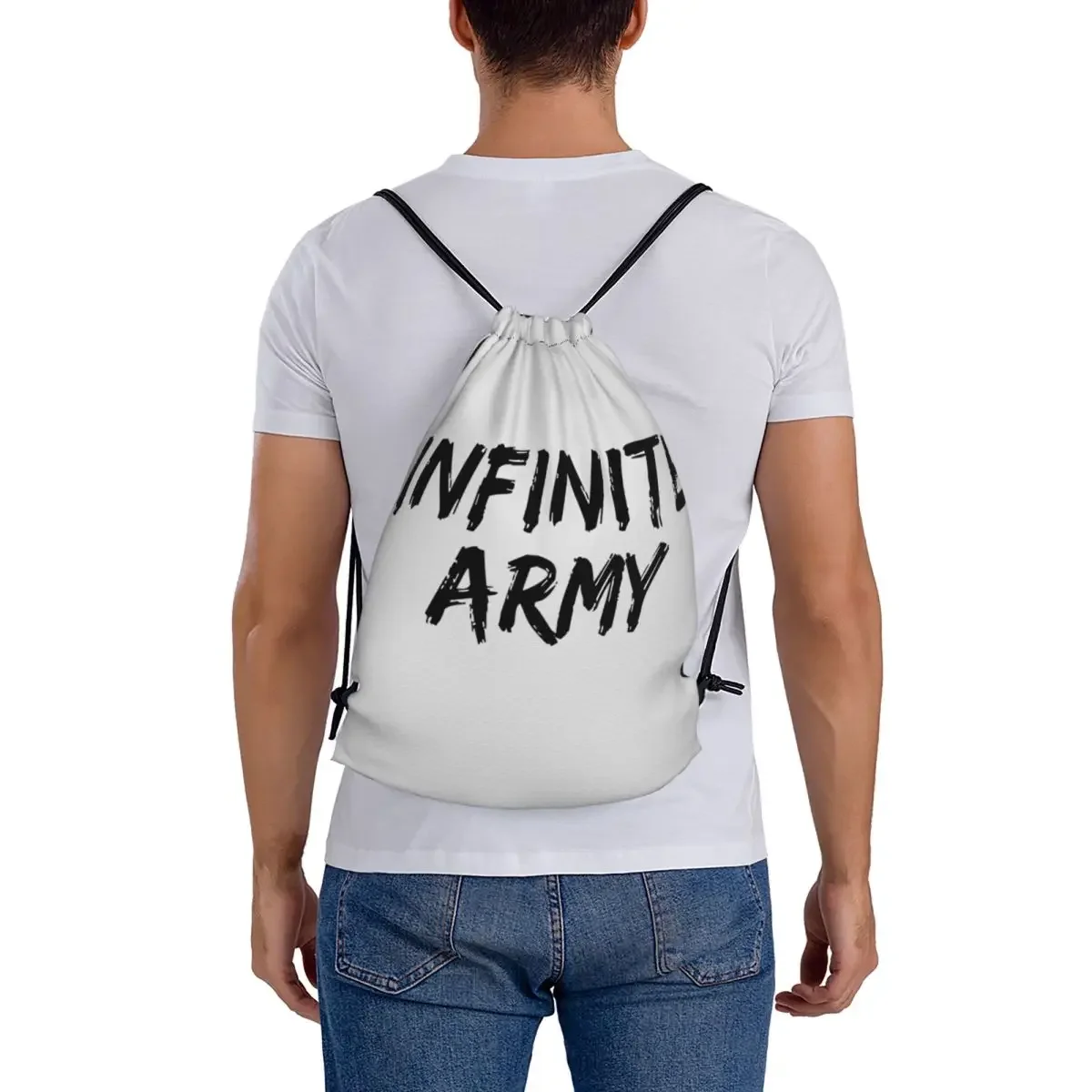 Caylus Merch Infinite Army Backpacks Casual Drawstring Bundle Pocket Storage Bag Book Bags for Man Woman School