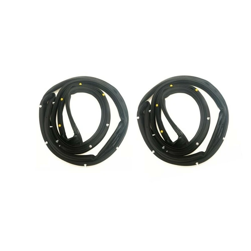 

Front Pair Door Weatherstrip Moulding Seal For Honda ACCORD Sedan 2008-2012