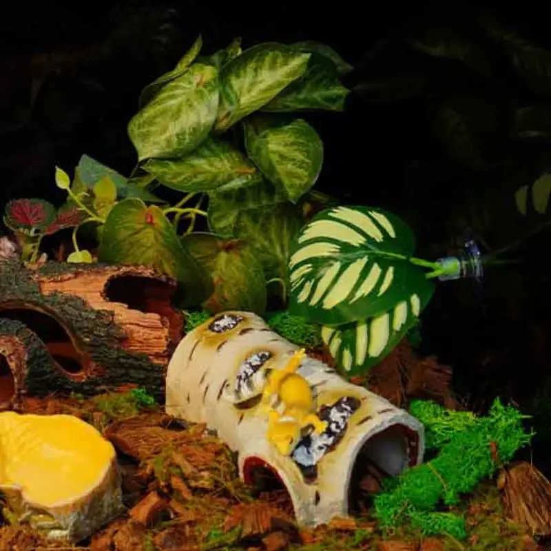 Aquarium Decor Pets Fish Artificial Leaf Hammock Simulating The Habitat For Betta Spawning Grounds Breeding Resting Bed Hide