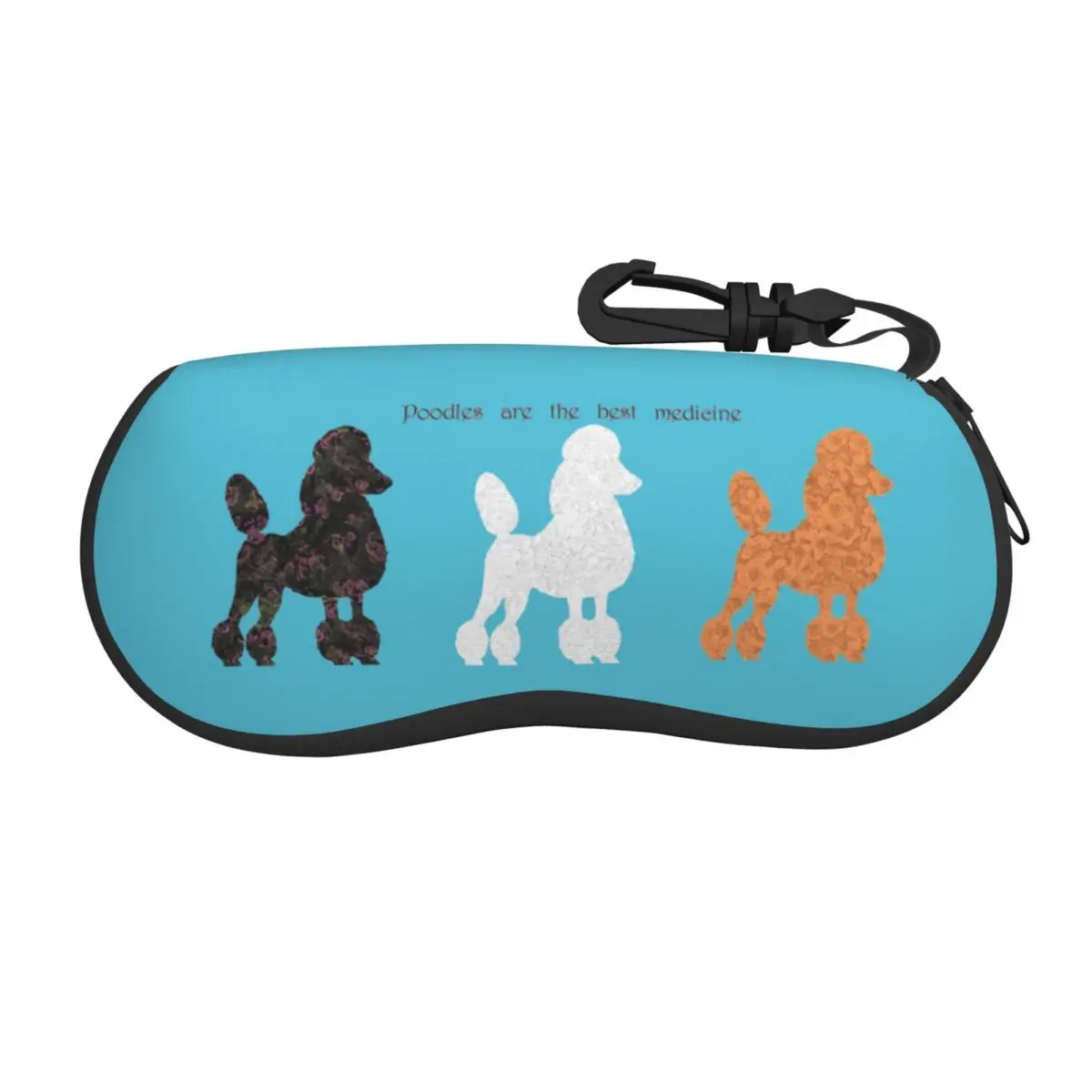 Custom Poodle Dog Lover Glasses Case Fashion Cartoon Pudel Shell Eyeglasses Case Sunglasses Box