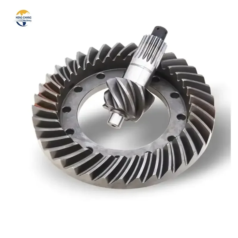 Professional Factory Manufacturer Straight Spiral Bevel Gear Set Crown Wheel & Pinion