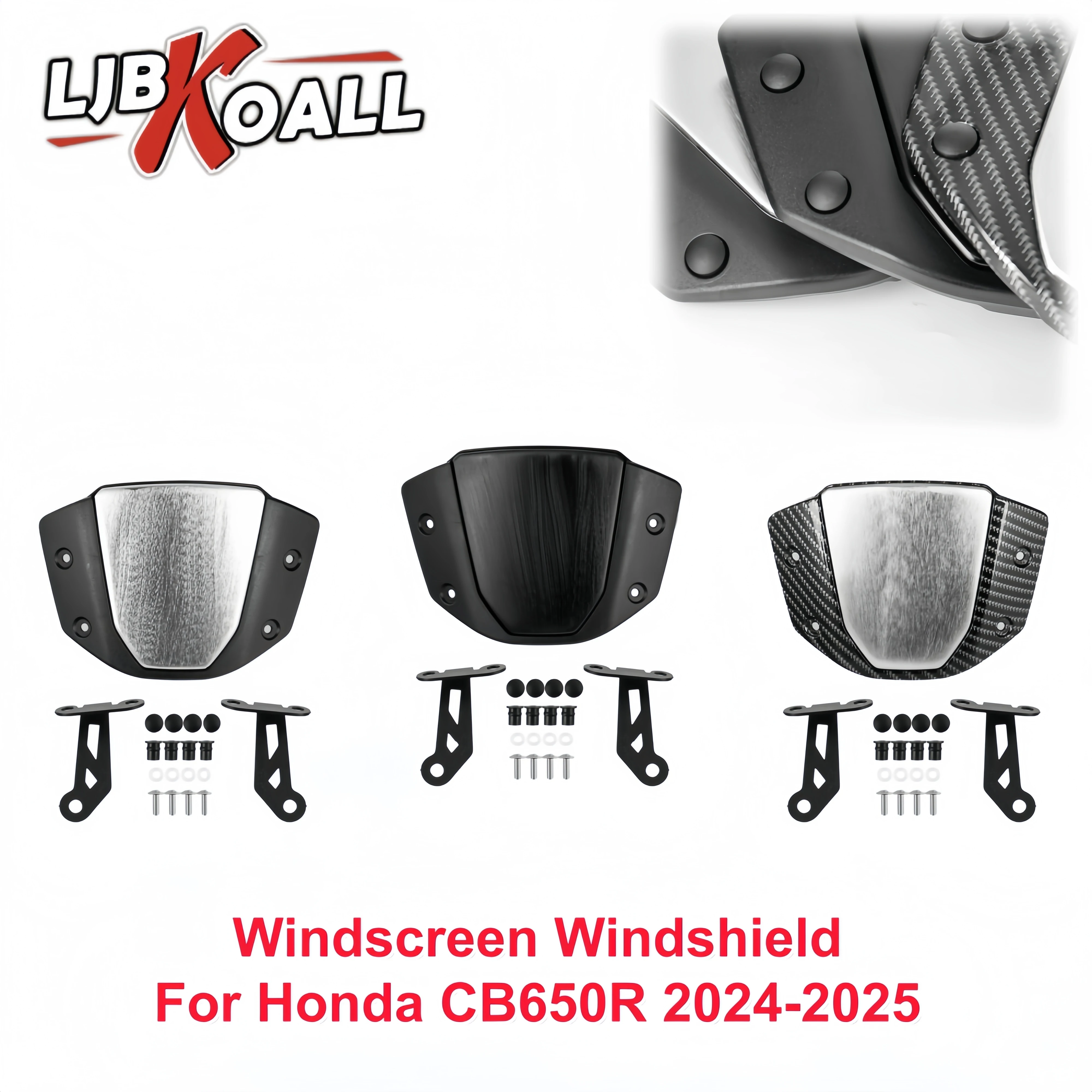 

For Honda CB650R 2024-2025 Windscreen Windshield Sport Touring Windshield Wind Deflectors Visor for Honda CB 650R CB 650 R