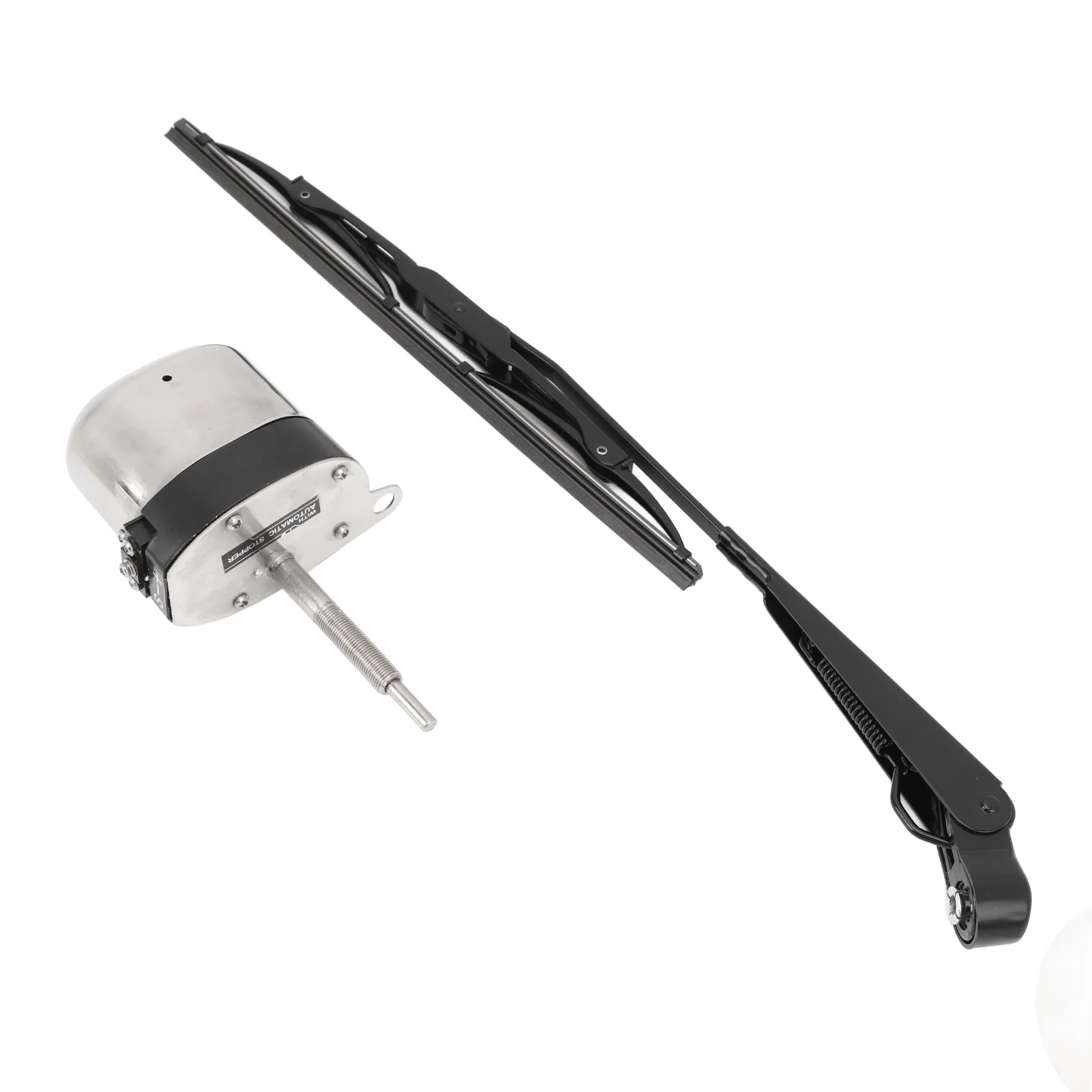 

Wiper Arm Wiper Motor Blade Kit Uniform Wiping Wear Resistant for Tractor Fishing Boat ATV UTV