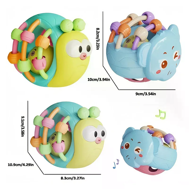 Bolas de bebê chocalho consolador brinquedo macio mão agarrar bola brinquedos sensoriais educativos atividade bebê rastejando brinquedos 0 6 12 meses