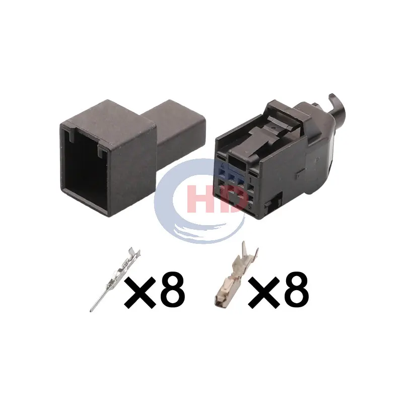 

1-20sets 8pin auto wiring harness plug cable electric plug connector HD089D-0.6-11 8L0971883