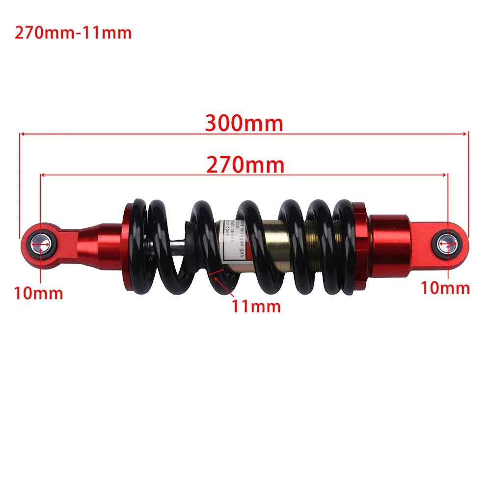 

270mm11mm Hydraulic Shock Absorber Dirt Bike Off Road Motorcycle Suspension Upgrade Damping System Performance Parts Rear Fork