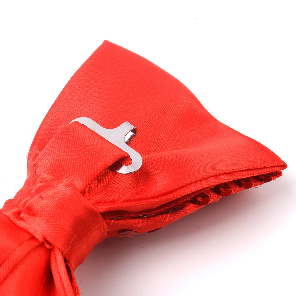 ربطة عنق عصرية للرجال والنساء والأطفال ترتر كلاسيكي يجذب الانتباه ربطة عنق لحفلات الزفاف وعقدة على شكل فيونكة للرجال البالغين