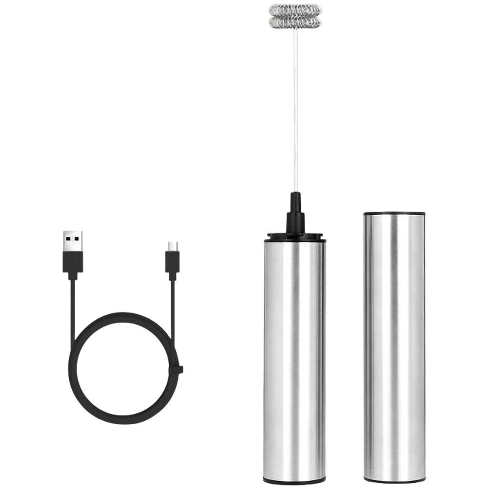 Handheld Milk Frother USB Rechargeable Milk Frother Whisk Frother For Coffee/Latte/Cappuccino/Cream/Egg Beating