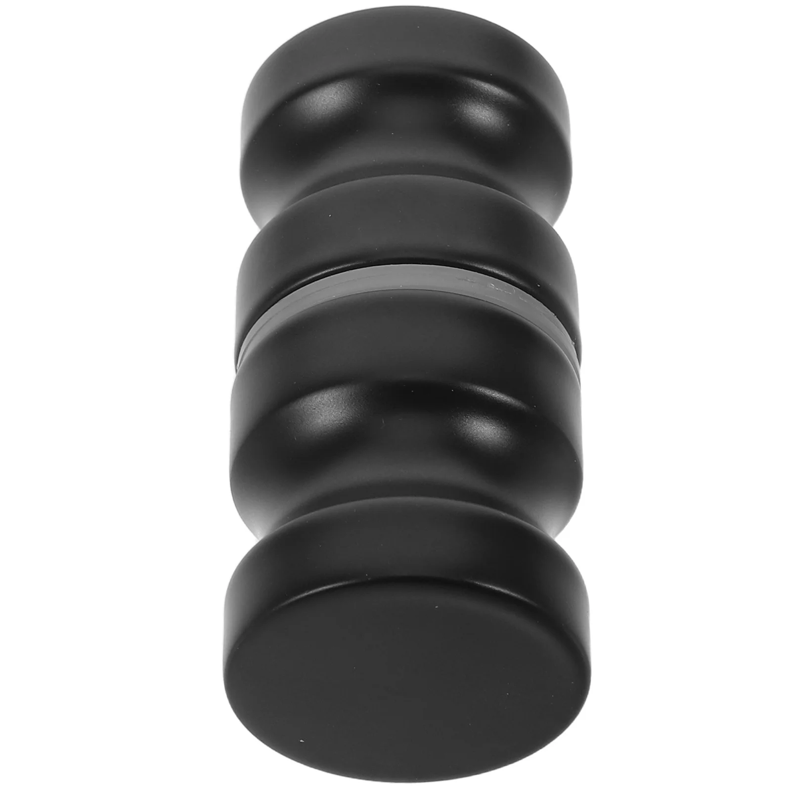 

Bathroom Grab Bar 304 Stainless Steel Black Round Back-To-Back Sliding Glass Door Pull For Elderly Safety Shower Handle