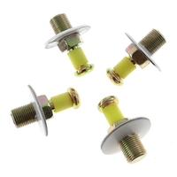 Door Lock Striker Screw Washer Bolt 4PCS For Audi VW Scirocco Jetta Golf MK2 Passat B3 B4 357837034 357 837 034