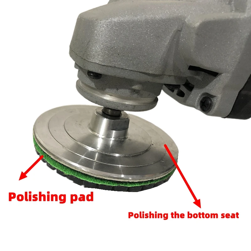 Imagem -02 - Backer Pad para Polimento de Diamante Base de Alumínio Backing Holder Backing Holder Gancho e Loop Bac 4