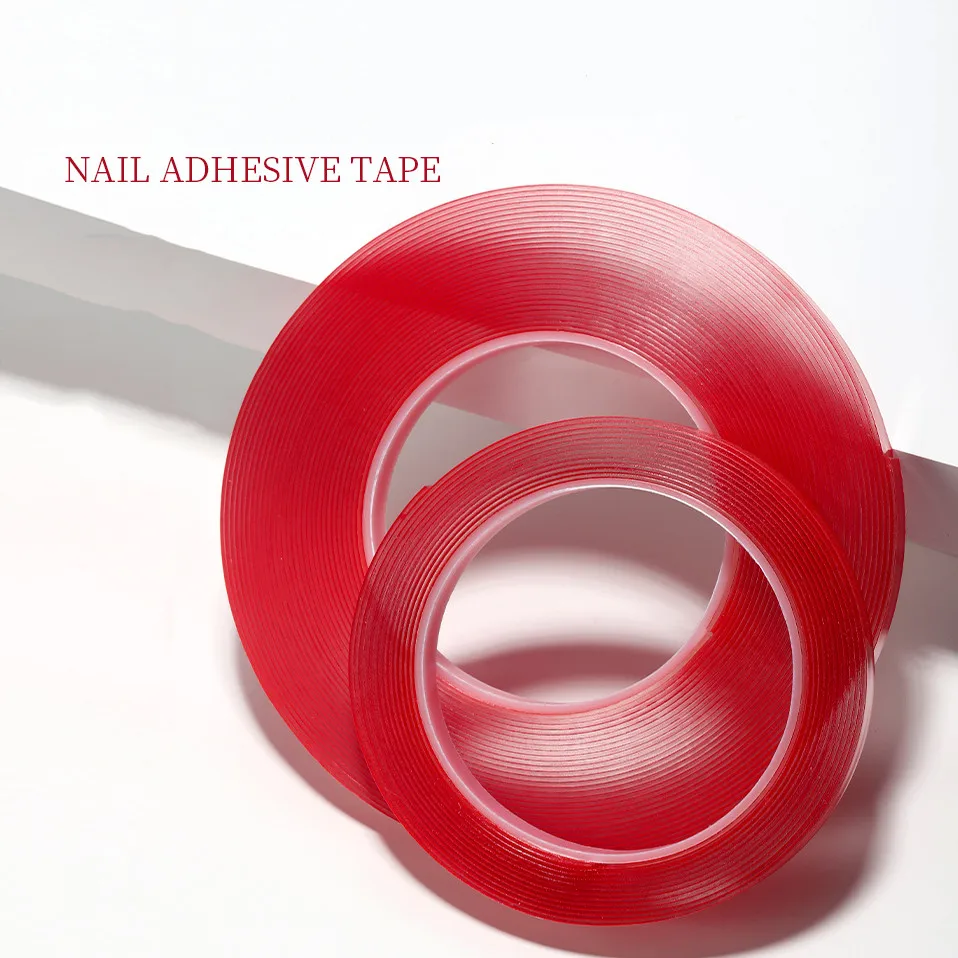 Double Sided Nail Art Adhesive Tape For False Tips Nail Art Display Creative Design Nail Stickers Strong Sticky Glue Tools