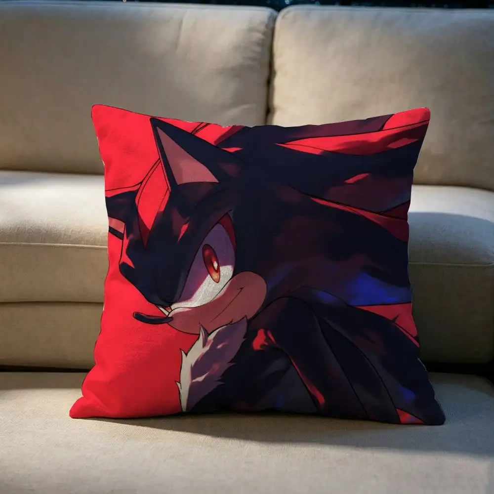 Shadow the Hedgehog Pillow cover gift High definition digital printing,Surprise  vivid pattern Household.