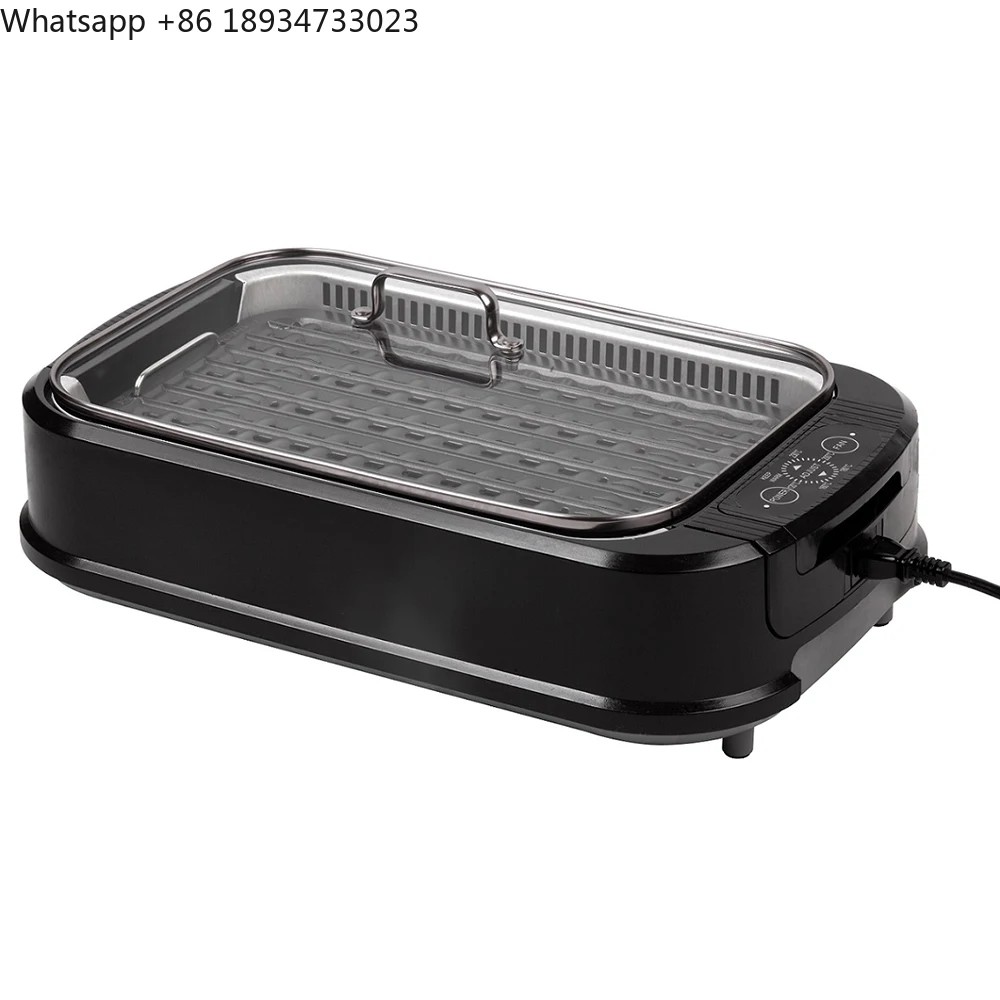 Instant Indoor Grill BBQ Smokeless, Die-cast Aluminum Grilling  Plate Smokeless BBQ Grill, Multifunction Smokeless BBQ Grill.