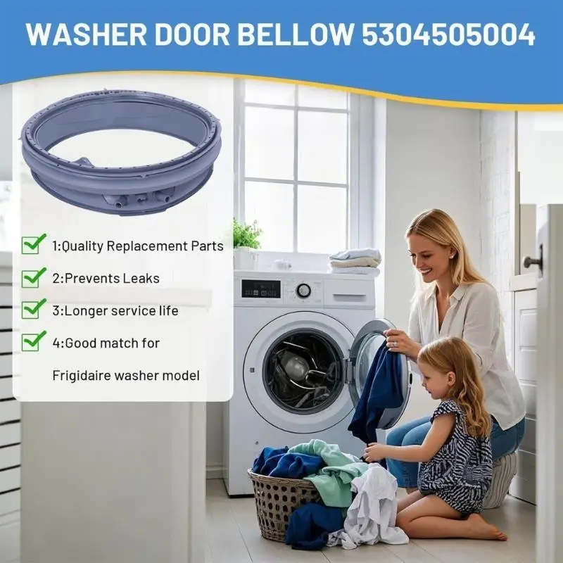 

D0AB Replacement Seal Washer Door Gasket EPDM Rubber Texture Washing Machine Replacement Part Perfect for Multifuntional Use