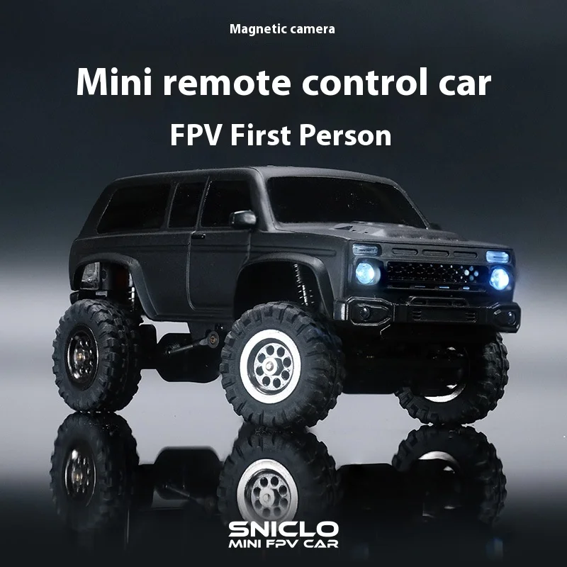 Sniclo-Mini voiture télécommandée Fpv d'escalade de simulation, véhicule tout-terrain, jouet de bureau, cadeau d'anniversaire Enano, 4 roues motrices, Rc