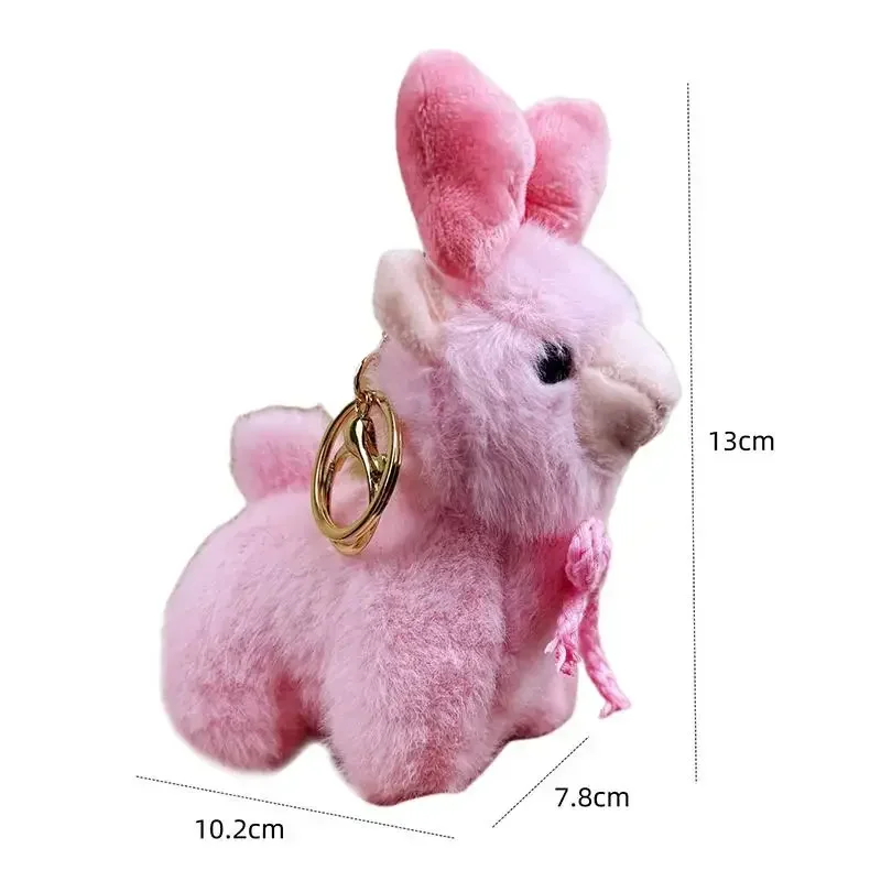 Kreskówkowy Śliczny Pluszowy Wisiorek Alpaka Lalka Alpaka Mały Wisiorek do Torby Brelok Pluszowa Zabawka